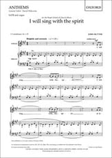 I Will Sing with the Spirit SATB choral sheet music cover